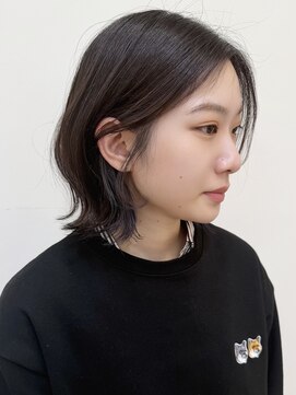 セイドット リー(Say. Ree) say.ボブミニボブくびれボブレイヤーボブヘーゼルグレージュ暗め