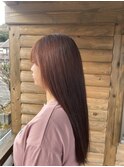 ロングヘアー/ブリーチなし/暖色