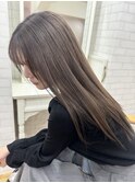 中明度グレージュ/ダブルカラー