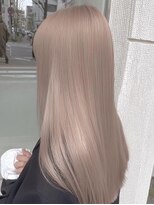 ネハス 名古屋栄店(nehus.)&nbsp;ミルクティー/ブリーチカラー/ウルフカット/レイヤーカット