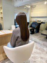 ソイクフ 四条大宮店(SOY-KUFU)&nbsp;オリーブグレージュセミロングダークミルクティーグレージュ