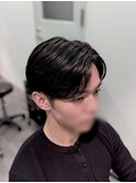 MEN’S HAIR/ニュアンスパーマ/刈り上げセンターパート/千葉