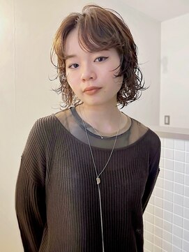 テトヘアー(teto hair) ボブレイヤーパーマ 緩めパーマ 抜け感パーマ ボブウルフ