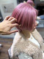 カット ハウス ボブ CUT HOUSE BOB&nbsp;透明感ペールピンクショートボブ