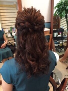 ロカット サロン(Roquat Salon) ツイストハーフアップヘアアレンジ【ヘアセット立川/立川南】