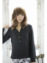 アントリール 調布南口店(entrir)&nbsp;タンバルモリ ワンサイド フリンジバング☆ゆるふわパーマ