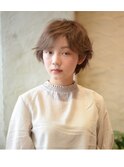 [さいたま市　大宮]大人ダークカラー　奥行きショート　パーマ