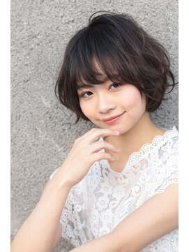 フリーラ 表参道(freera) 丸みショートは無造作カールで可愛く！