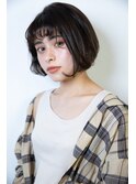 【MAULOA】黒髪スタイル ミニボブ 大人かわいい