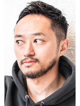 モニカ 西宮北口(Monica) アップバングモテる流行イケメン黒髪モテ髪短髪ツーブロック束感