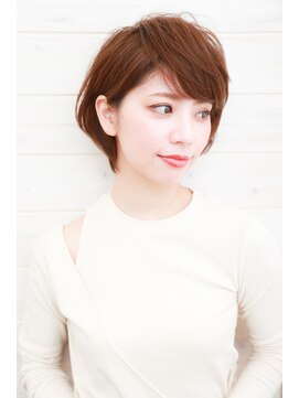 オーシャン(Ocean) [OCEAN Hair&Life]大人かわいい☆ひし形☆ワンサイドショート☆