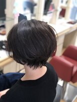 ヘアークリアー 春日部 黒髪/大人可愛い小顔ショートボブ/30代40代50代