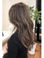 ネックス 表参道本店(nex)&nbsp;【nex表参道】ハイライトカラー　グレージュ　白髪