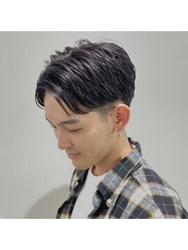 パール(PEAR+L) メンズ×サイドグラデーション×ツーブロック×韓国マッシュ