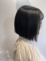 リアン(Lien)&nbsp;Lien☆ブルーブラック×切りっぱなしボブ