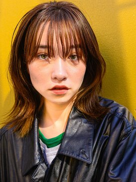 カンナ(Canna) エアリーミディ/ショートパーマ/黒髪/ホワイトアッシュ/TOKIO