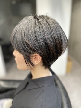 シェル 吉祥寺(shell) 大人かわいいハンサムショート_シースルーバング