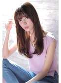 ナチュラルストレートロング
