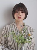 ミニウルフ/チェリーブラウン/ショート[自由が丘/パーマ]