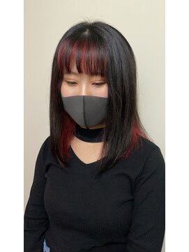 ヘアーショップ オズ(hair shop oz) 赤紫