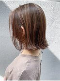 カジュアルボブ_ショコラベージュボブルフベビーバング_ba352661