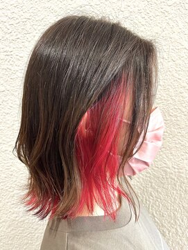 ネオリーブカップ 町田店(Neolive capu) インナーカラー◎チェリーレッド【町田/jr町田/町田駅】