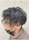 大人の色気溢れる波パーマ