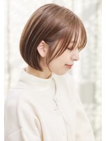 大人丸みショートボブ×似合わせカット【瀧上丈司】