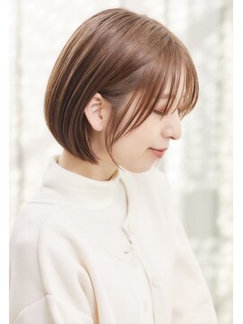 ミチオ ノザワ ヘアサロン ギンザ(Michio Nozawa HAIR SALON Ginza) 大人丸みショートボブ×似合わせカット【瀧上丈司】