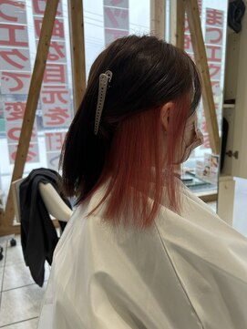 ル クール 宮内店(Le Coeur) インナーカラー チェリーレッド