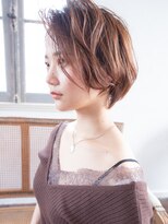 美容室 リズヘアー 稲毛店(Riz hair)&nbsp;かきあげバングショート【稲毛駅】