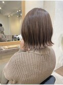 切りっぱなしボブ