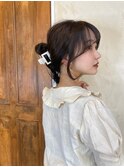 小顔後れ毛カット