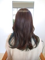 スーリール 箱崎店(Sourire)&nbsp;グリーンインナーカラー