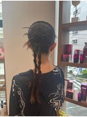 個性派パーティーヘア
