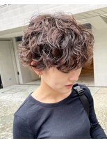 ナループロアオハナ(Nalu pu loa ohana)&nbsp;パーマショートパーマくるくるパーマスパイラルパーマ