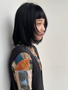 ガーデン 銀座(GARDEN) ブルーブラック　美髪　艶カラー　ナチュラルモード　おしゃれ