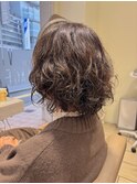 ふわくしゅボブパーマ