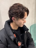 ゼスト リル 新宿(ZEST lill)&nbsp;ニュアンスパーマスペインカールフェザーパーマメンズパーマ