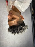 アップバングフェードマンバンヘアオールバックメンズショート