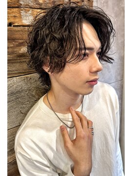 トルネード(TORNADO) 無造作ウェーブパーマスタイル　n3.9