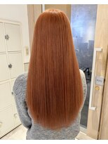 フリーラ 表参道(freera) オレンジカラーオレンジベージュケアブリーチカラーアプリコット