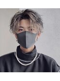 波巻きパーマメンズツイストスパイラルパーマツーブロック