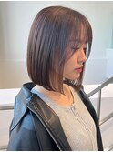 まとまりツヤ感◎ナチュラルボブ