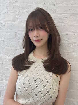 アマトウキョウ 表参道(AMA TOKYO) レイヤーカット 韓国ヘア ミルクティー 高島大登