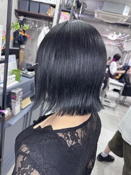 ダンク(DUNK) 切りっぱなし×ブルーブラック