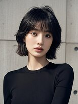 エイチ ウルフカット 大阪梅田(811)&nbsp;ショートボブシースルーマッシュウルフカットショートヘアボブ