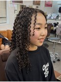 スパイラルパーマ