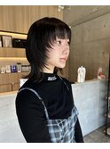 【sourire西大分】　ハイレイヤーウルフカット