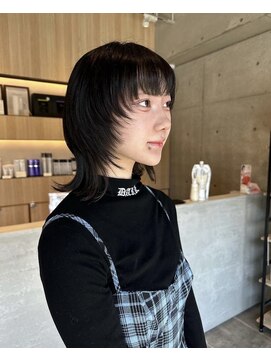 スーリール 西大分店(Sourire) 【sourire西大分】 ハイレイヤーウルフカット